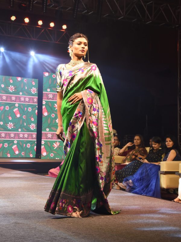 Kapse Paithani Saree | Pure Silk Handloom Saree