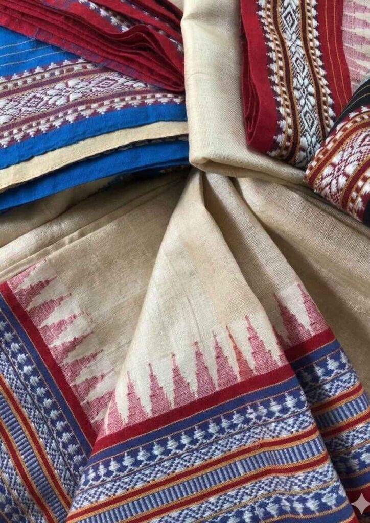 Karvat Kathi Temple Border handloom brand Exclusive Saree of Maharashtra Vidarbha Bhandara